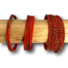 Zulu-Twirl-Spiralarmband in drei Breiten, 02, kupfer-sonnenuntergang