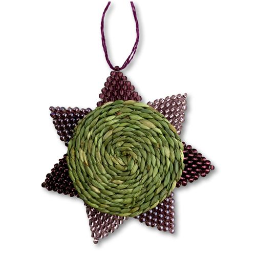 small grass- and glass bead star07