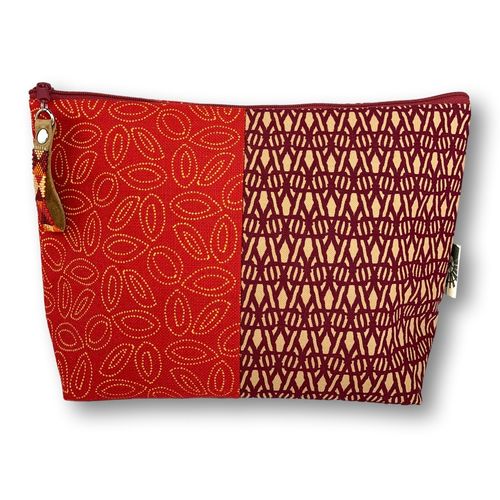 Gugu-Etui, with screen printed cotton fabric,L14