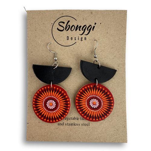 Sbonggi-earring, with stainless steel earhook26