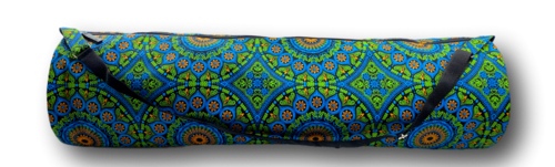 Yoga mat bag made of Shweshwe cotton06