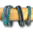 Zulu-Twirl-Spiralarmband in drei Breiten, 09,wolkiger-Himmel