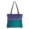 Jozi shopper with hand creenprinted cotton and leather straps02