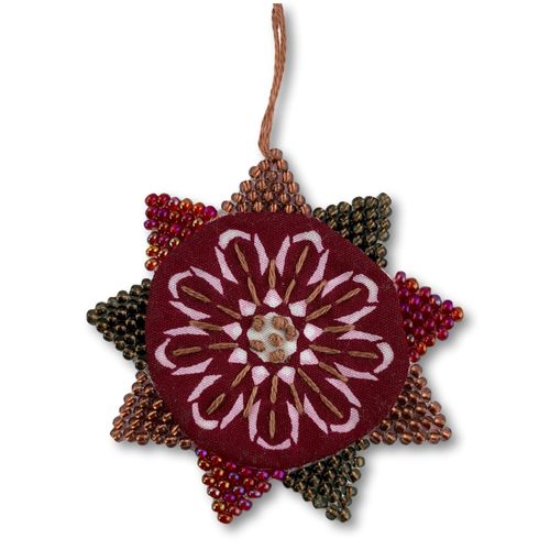 Printed Cotton- and Bead Star28