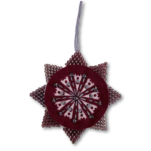 Printed Cotton- and Bead Star03