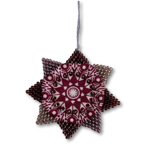 Printed Cotton- and Bead Star05