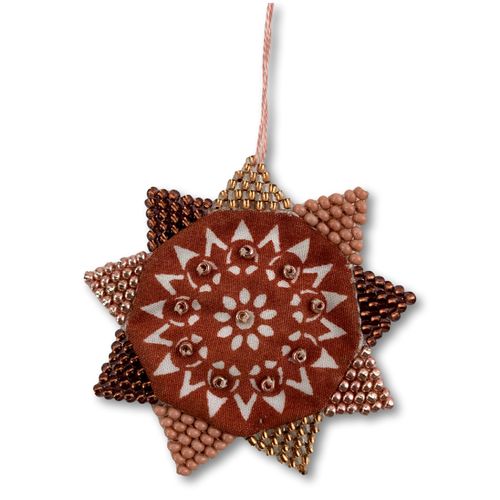 Printed Cotton- and Bead Star10