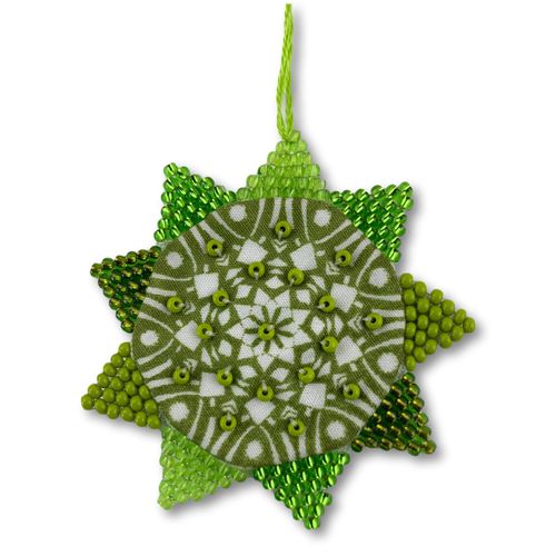 Printed Cotton- and Bead Star22