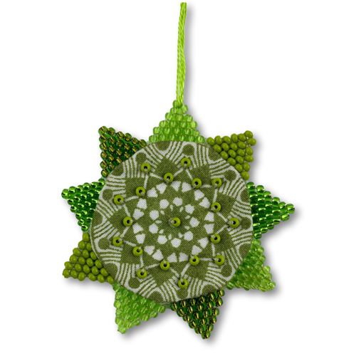 Printed Cotton- and Bead Star23