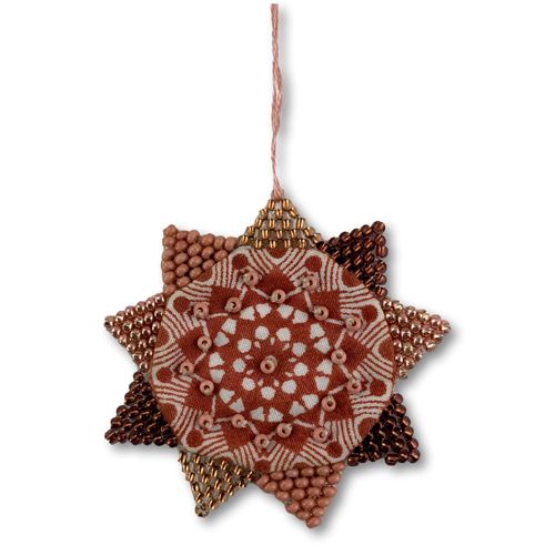 Printed Cotton- and Bead Star25