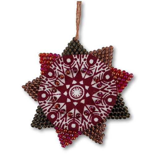 Printed Cotton- and Bead Star27