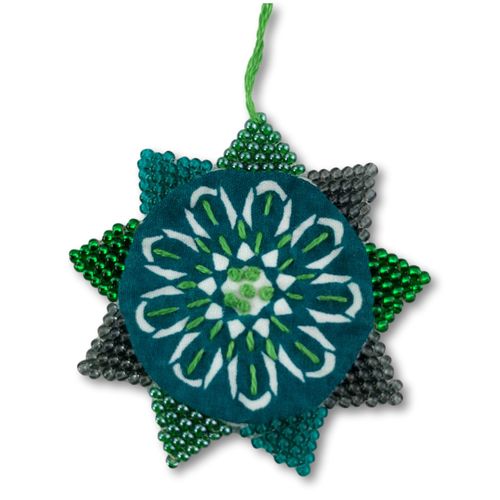 Printed Cotton- and Bead Star31