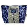 big cosmetic bag, handprinted with pearl beading48