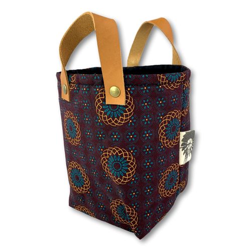 Esigo-textile basket with/without leatherhandles28