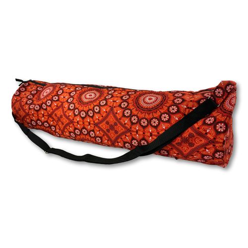 Yoga mat bag made of Shweshwe cotton 08