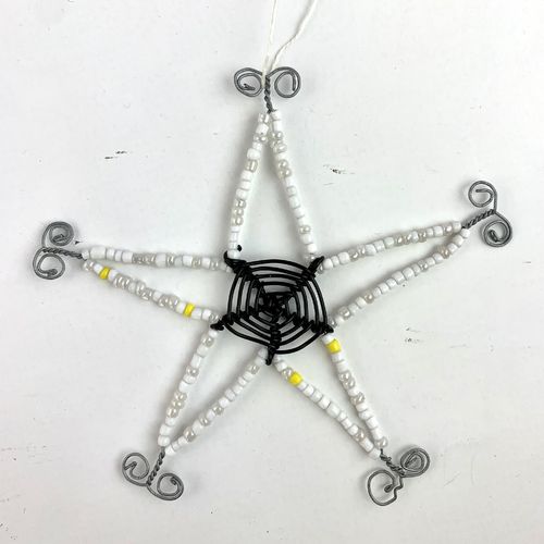 wire- and glass bead star01