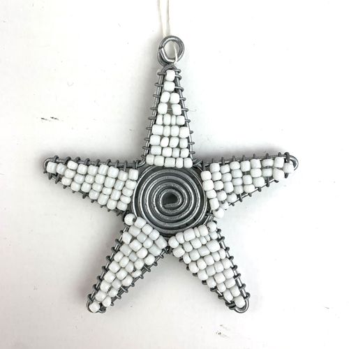 wire- and glass bead star04