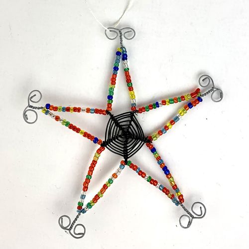 wire- and glass bead star02