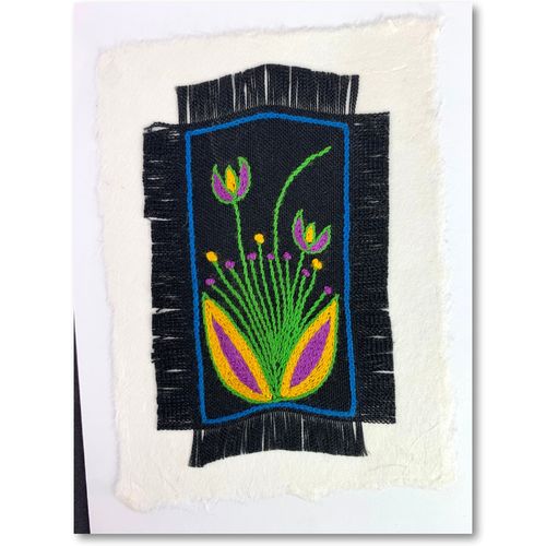 fine embroidered greeting card with envelope06