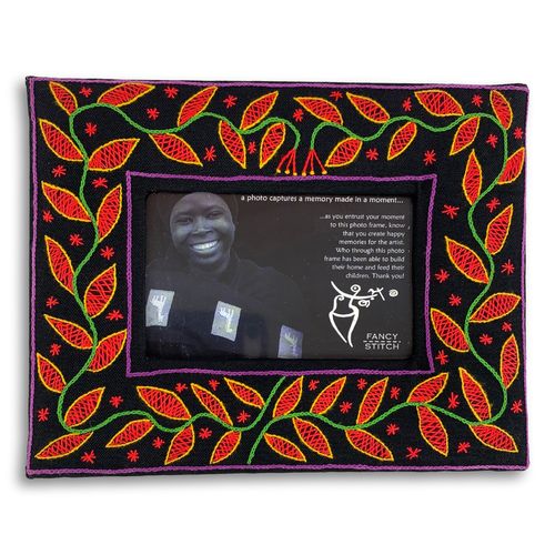 Thungalimpilo picture frame, embroidered, S01