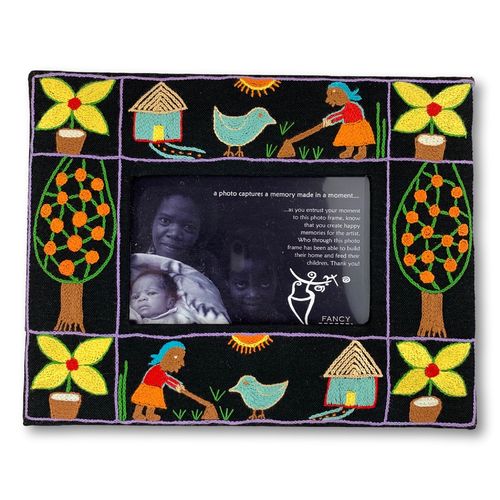 Thungalimpilo picture frame, embroidered, S05