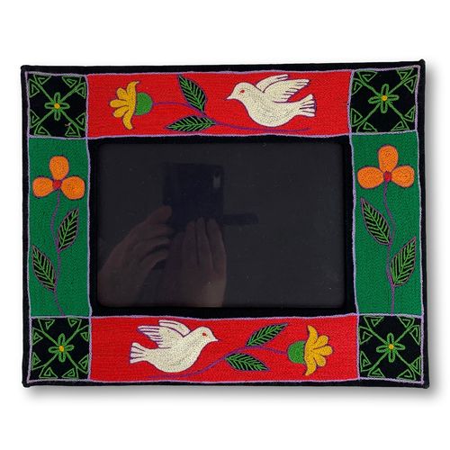Thungalimpilo picture frame, embroidered, M02