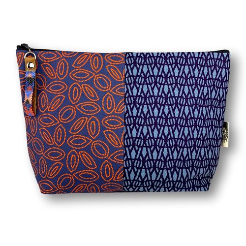 Gugu-Etui, with screen printed cotton fabric,L12