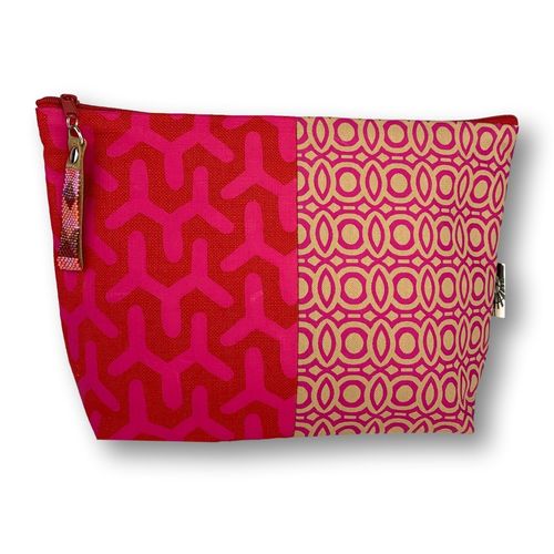 Gugu-Etui, with screen printed cotton fabric,L15