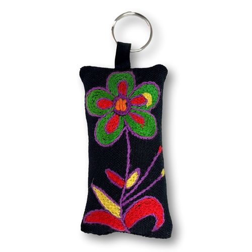 fine embroidered small doll, keyring05