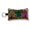 fine embroidered small doll, keyring06