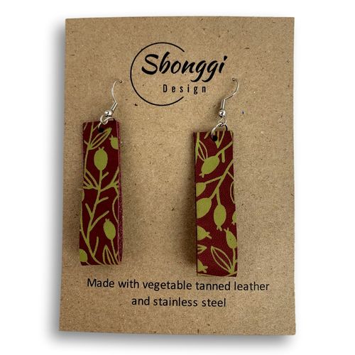 Sbonggi-earring, with stainless steel earhooks29