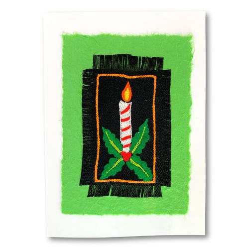 fine embroidered greeting card with envelope17