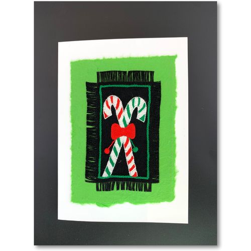fine embroidered greeting card with envelope22