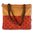 Jozi shopper with hand creenprinted cotton and leather straps19