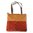 Jozi shopper with hand creenprinted cotton and leather straps19