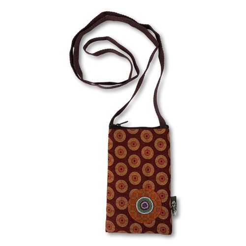 Shweshwe-Cellphone bag with nylon strap12